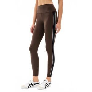 NEW SPLITS59 women's margot rigor leggings in chocolate/black